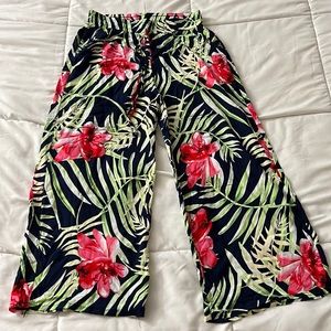 Tropical Flowy Pants